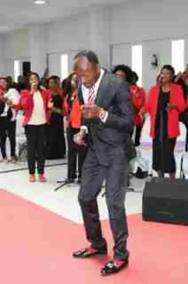 Photos Of Apostle Suleman Dancing In Austria